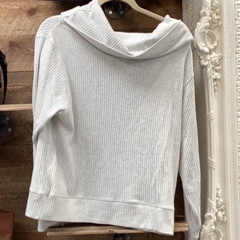 Velvet Graham & Spencer Sweater Ribbed Cowl Neck Long Sleeve XS